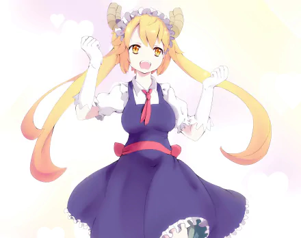 Tohru (Miss Kobayashi's Dragon Maid) Anime Miss Kobayashi's Dragon Maid HD Desktop Wallpaper | Background Image