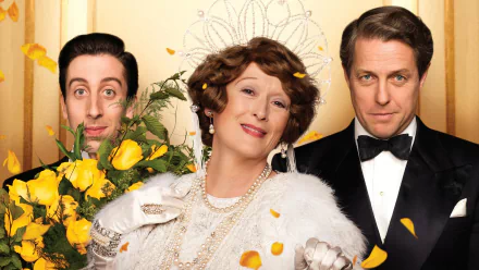 Meryl Streep Simon Helberg Hugh Grant movie Florence Foster Jenkins HD Desktop Wallpaper | Background Image