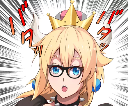 video game Bowsette HD Desktop Wallpaper | Background Image