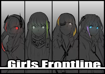 eye patch AR15 (Girls Frontline) M16a1 (Girls Frontline) M4A1 (Girls Frontline) M4 Sopmod II (Girls Frontline) video game Girls Frontline HD Desktop Wallpaper | Background Image