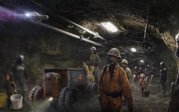 underground Sci Fi people HD Desktop Wallpaper | Background Image