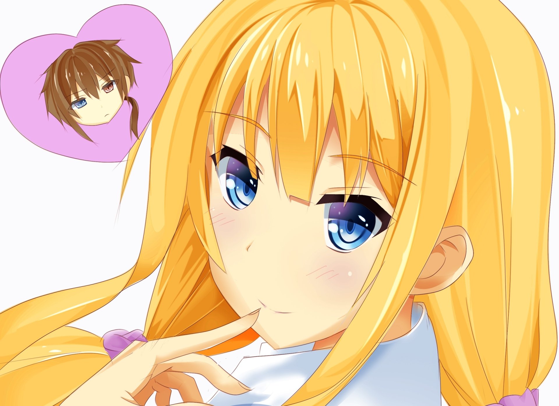 Download Blue Eyes Blonde Heterochromia Anime Original HD Wallpaper by ragnaveldt