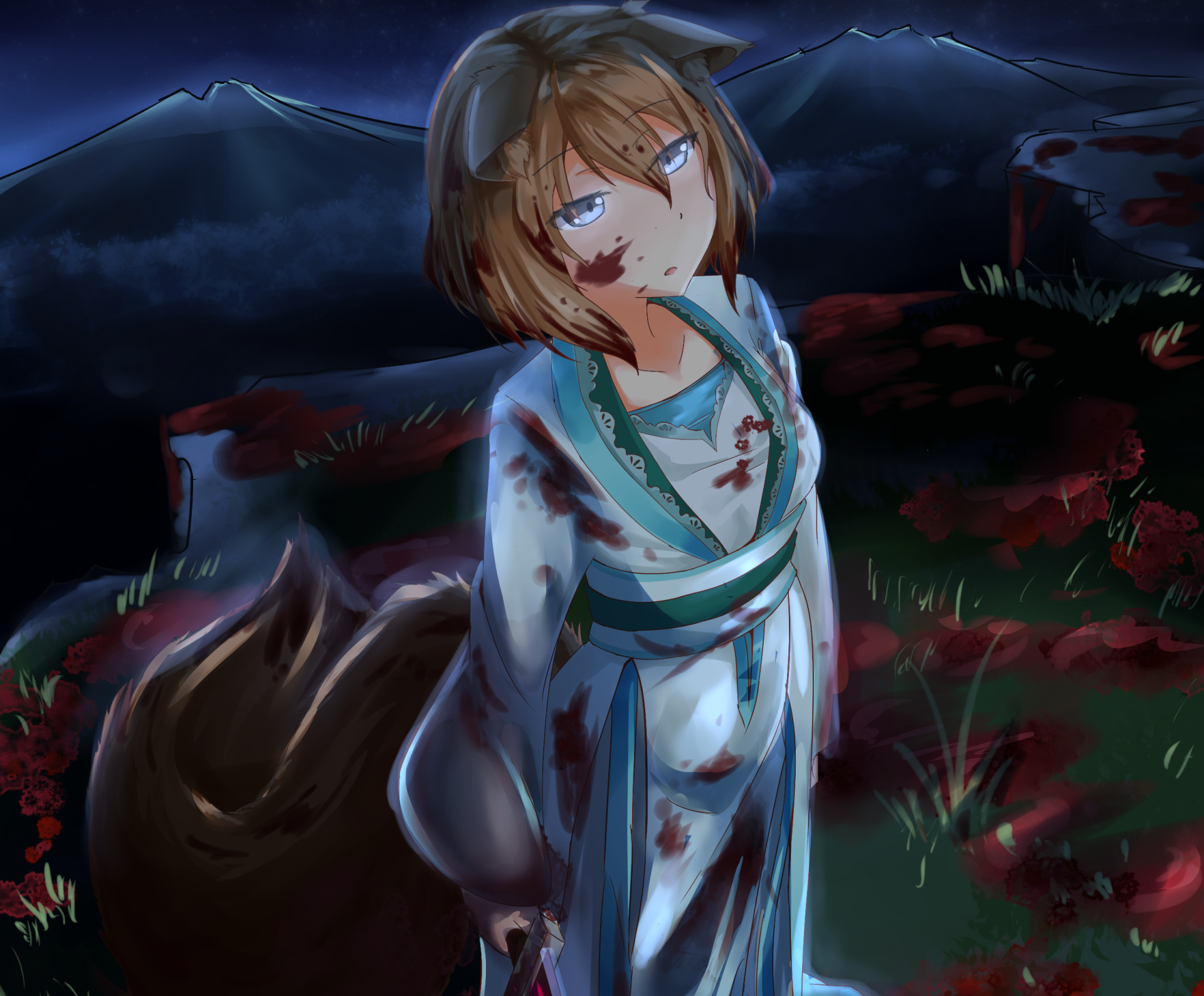 Download Fox Tail Anime Original HD Wallpaper by ragnaveldt