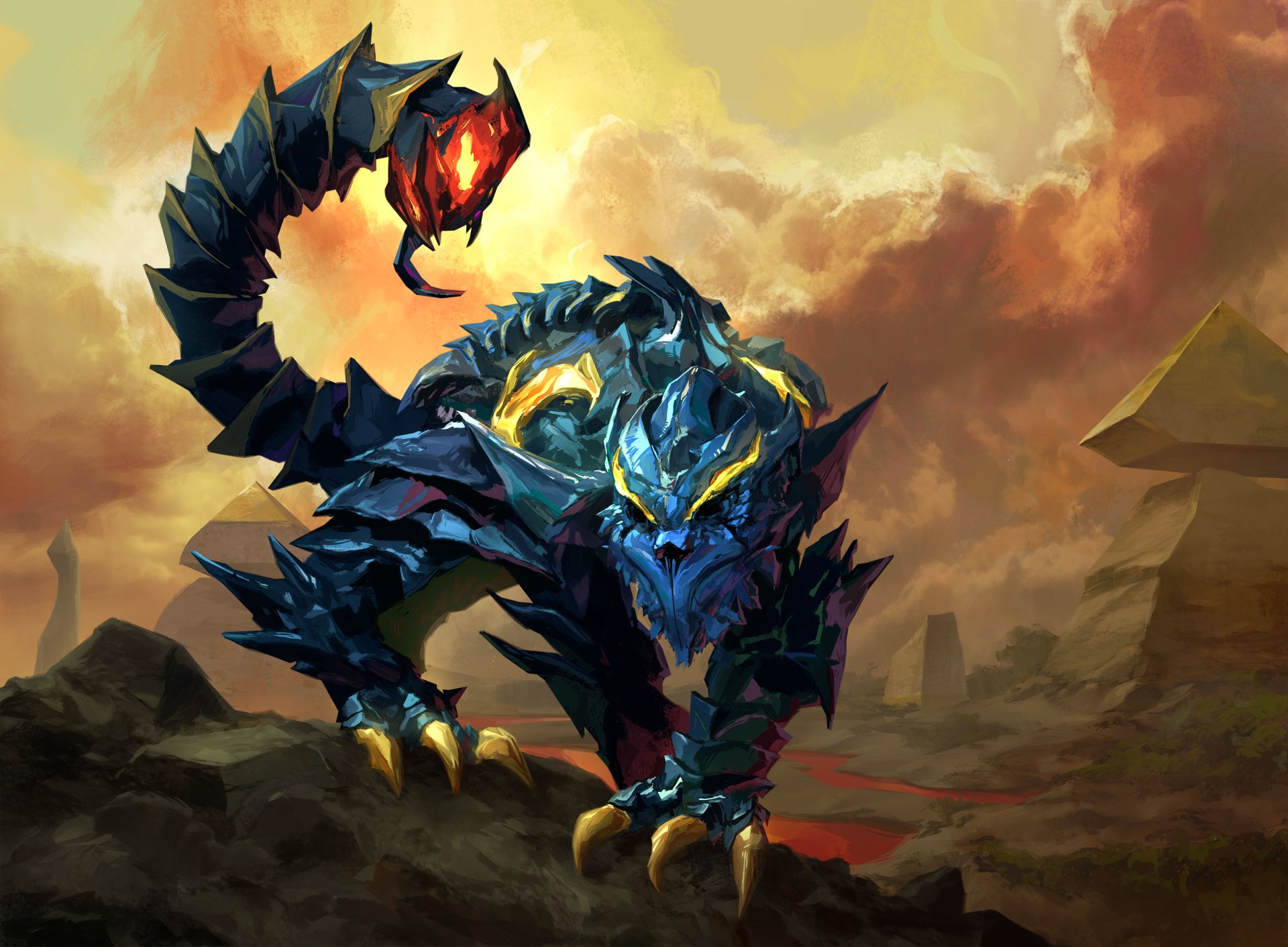 Download Fantasy Creature HD Wallpaper by Yeong Hao Han