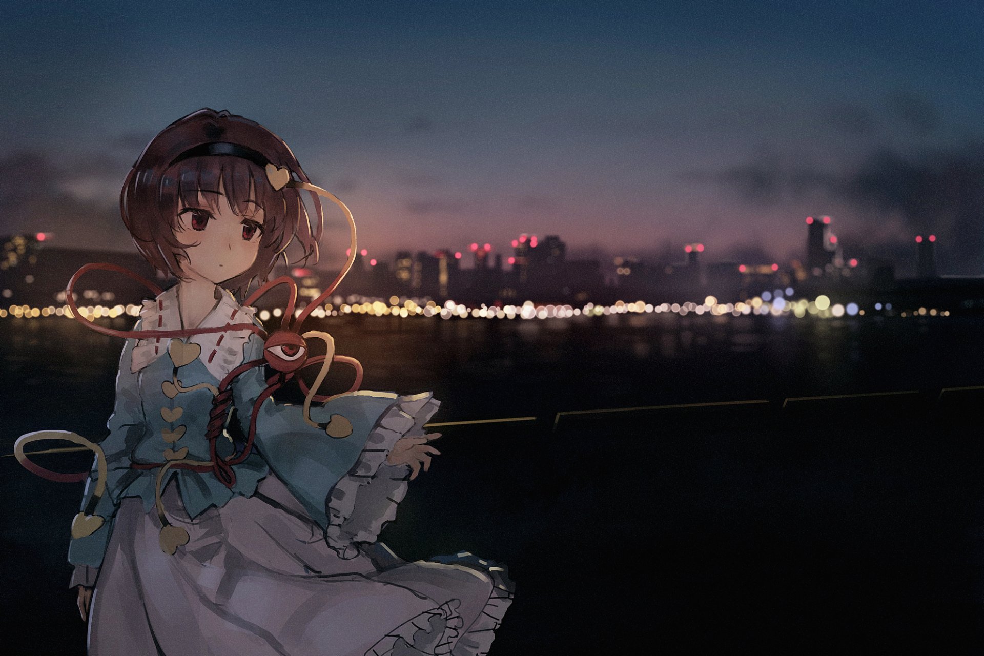 Download Satori Komeiji Anime Touhou HD Wallpaper by 緑茶米