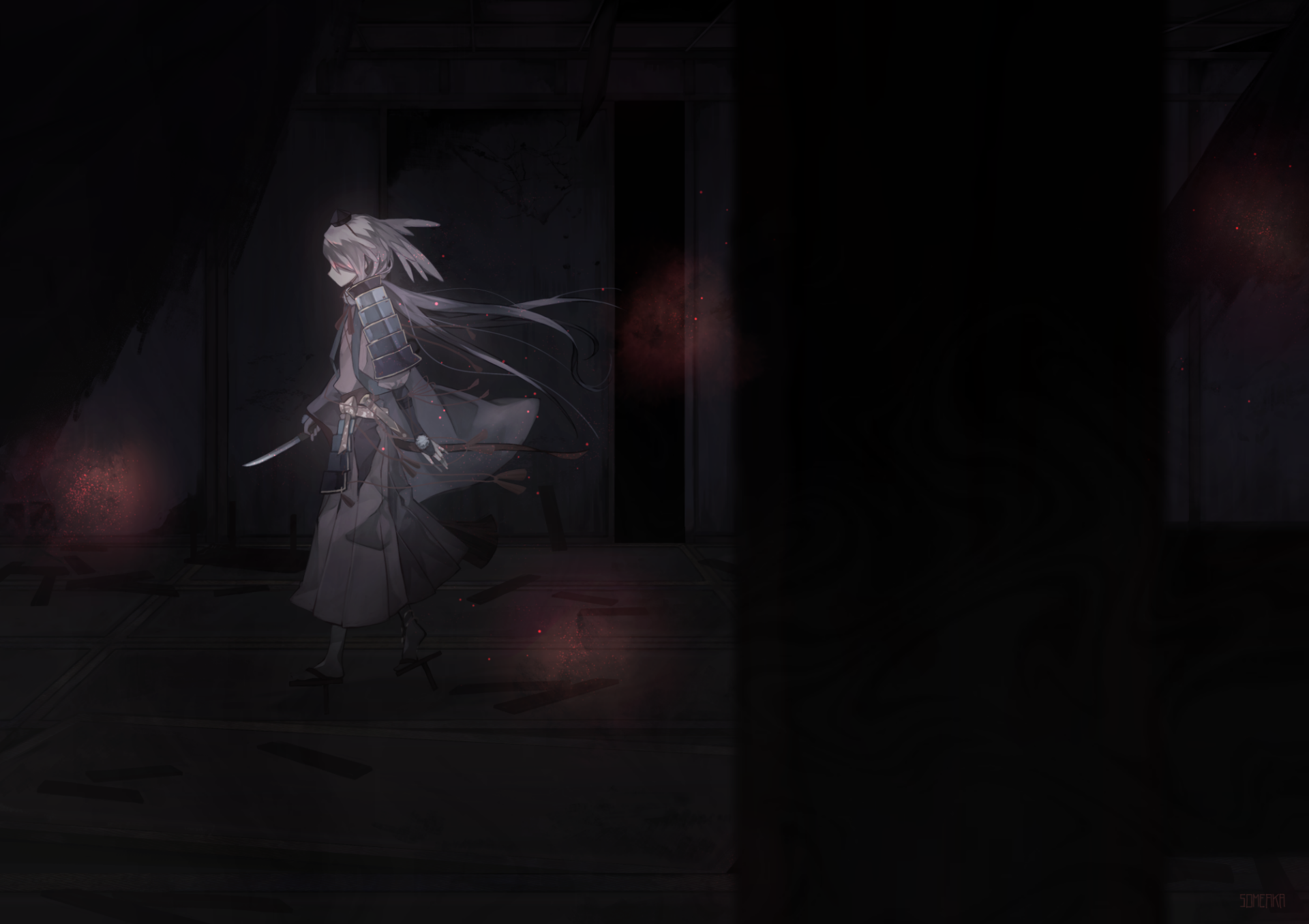 Download Imanotsurugi (Touken Ranbu) Anime Touken Ranbu HD Wallpaper by 染赤