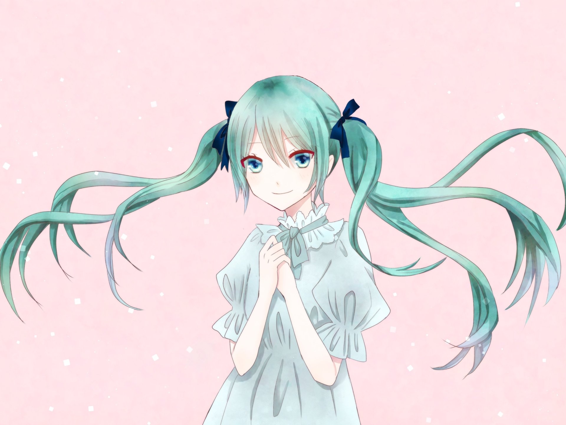 Download Hatsune Miku Anime Vocaloid HD Wallpaper by あでりーぬ