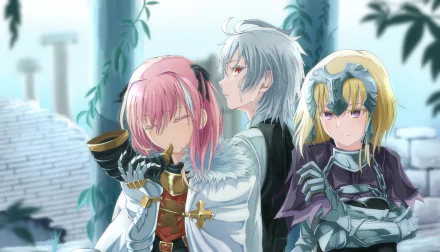 Astolfo (Fate/Apocrypha) Sieg (Fate/Apocrypha) Jeanne d'Arc (Fate Series) Anime Fate/Apocrypha HD Desktop Wallpaper | Background Image