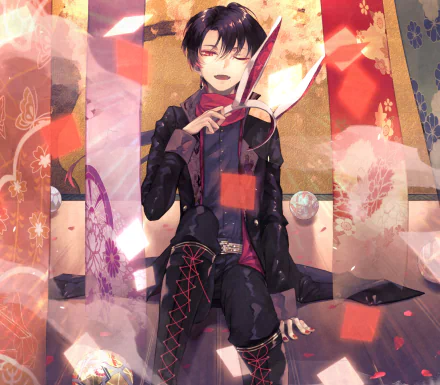 Kashuu Kiyomitsu Anime Touken Ranbu HD Desktop Wallpaper | Background Image