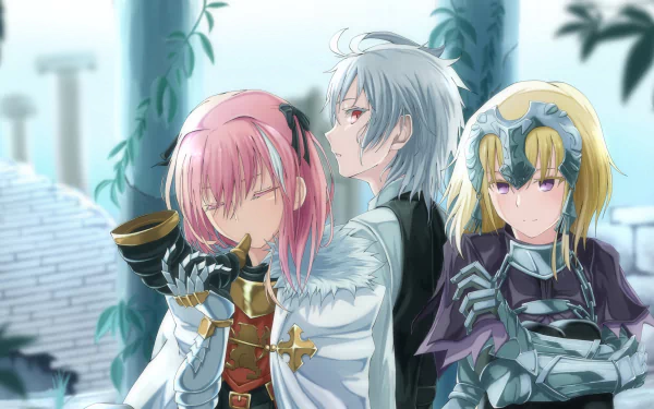 Astolfo (Fate/Apocrypha) Sieg (Fate/Apocrypha) Jeanne d'Arc (Fate Series) Anime Fate/Apocrypha HD Desktop Wallpaper | Background Image