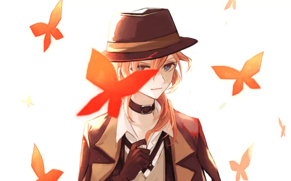 Chuya Nakahara Anime Bungou Stray Dogs HD Desktop Wallpaper | Background Image