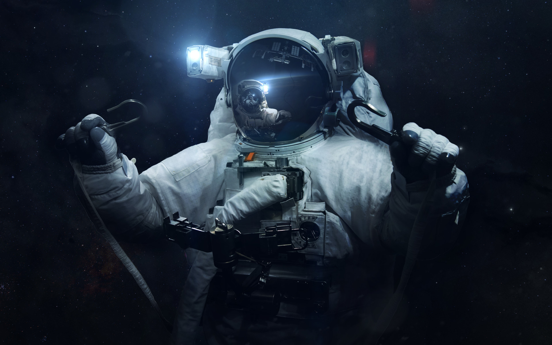 Download Sci Fi Astronaut Hd Wallpaper By Vadim Sadovski