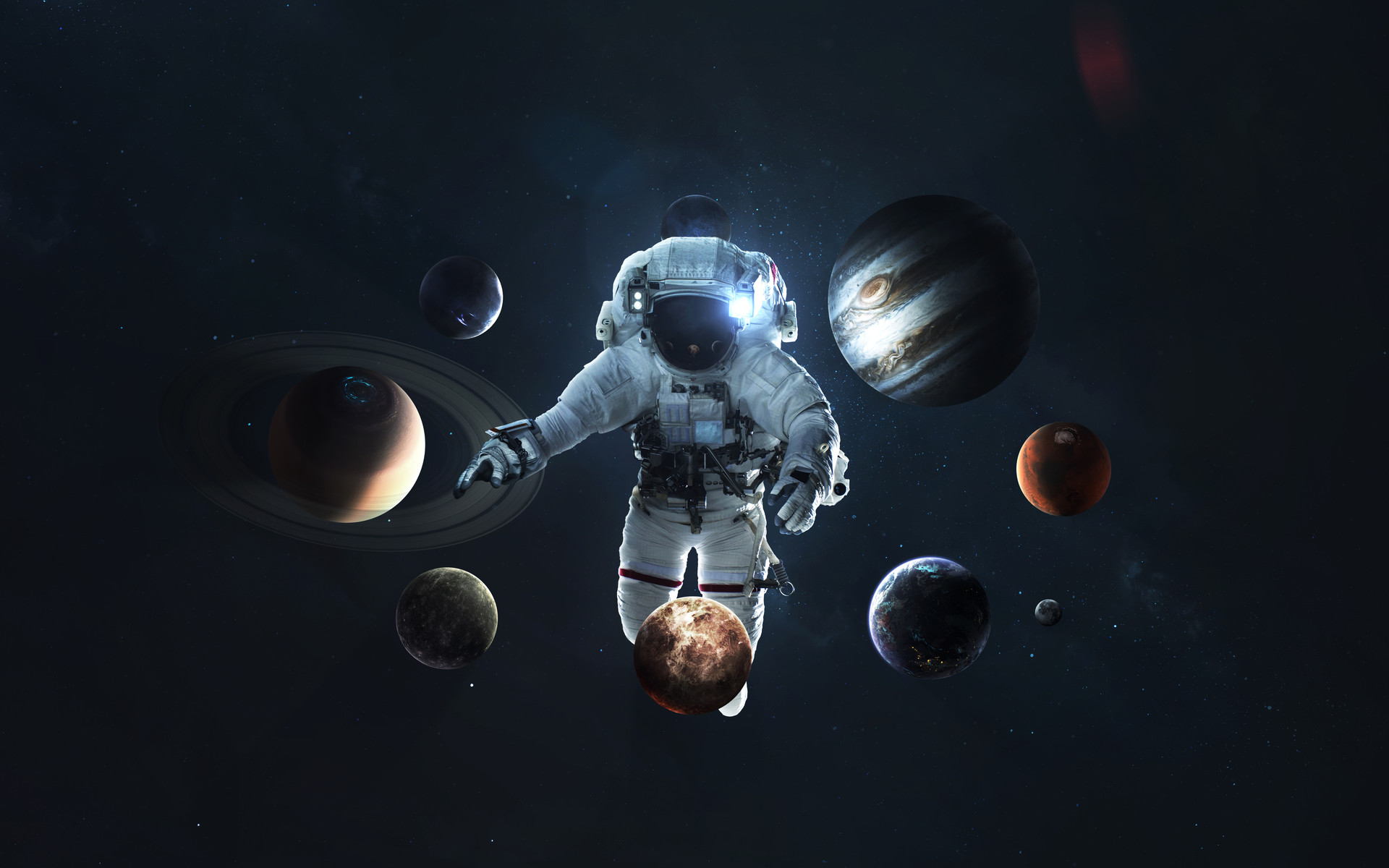 Sci Fi Astronaut HD Wallpaper by Vadim Sadovski