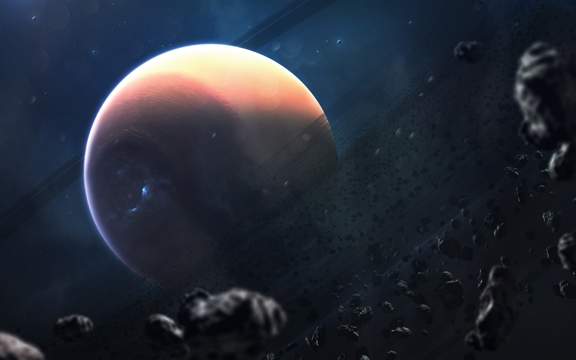 Download Sci Fi Planet HD Wallpaper by Vadim Sadovski