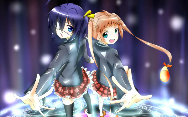 Sanae Dekomori Rikka Takanashi Anime Love Chunibyo & Other Delusions HD Desktop Wallpaper | Background Image