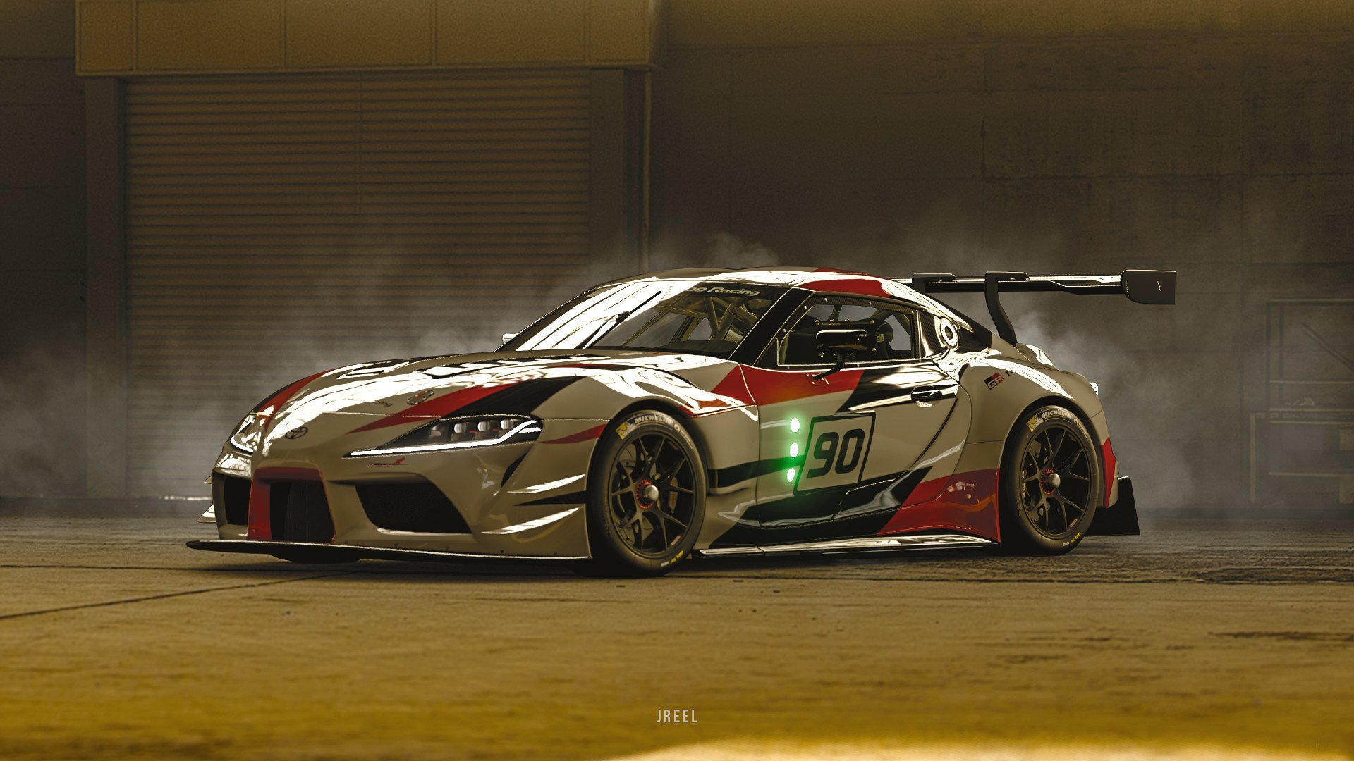 Toyota GR Supra — Gran Turismo Sport (Video Game) HD Wallpaper by JREEL