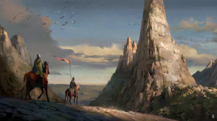 mountain fantasy warrior fantasy warrior HD Desktop Wallpaper | Background Image