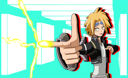 Denki Kaminari Anime My Hero Academia HD Desktop Wallpaper | Background Image