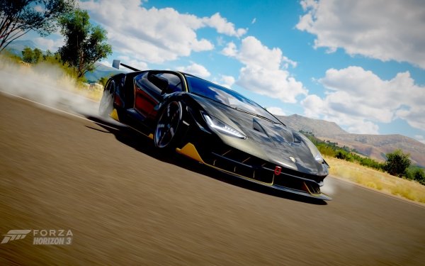 Video Game Forza Horizon 3 Forza Car Drifting Lamborghini Centenario HD Wallpaper | Background Image