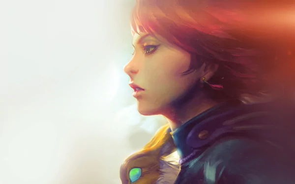 red hair Anime Nausicaa of the Valley of the Wind HD Desktop Wallpaper | Background Image