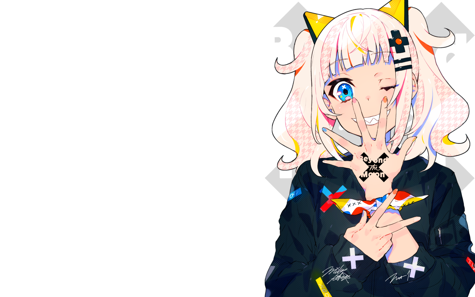 Download Kaguya Luna Anime Virtual Youtuber HD Wallpaper