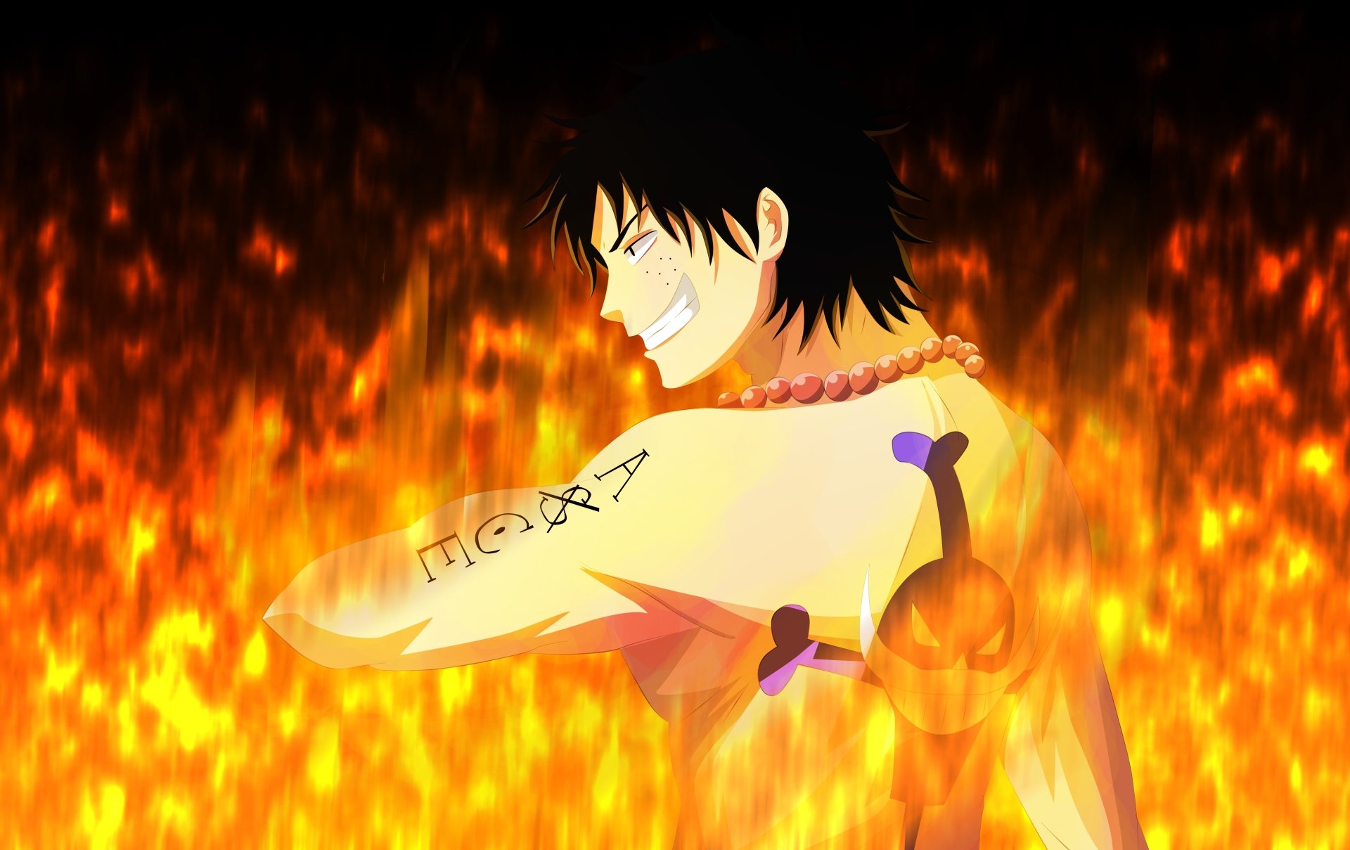 Download Portgas D. Ace Anime One Piece 4k Ultra HD Wallpaper by Pio Danilo