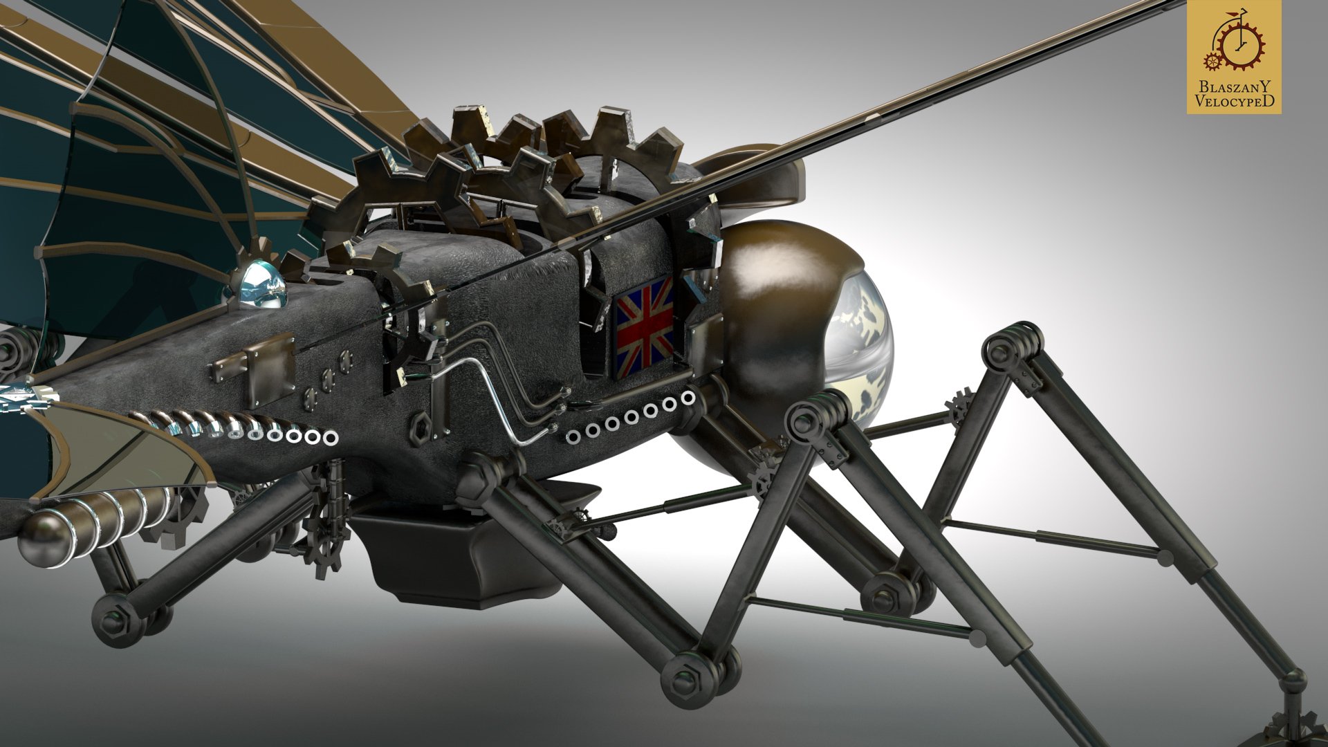 Download Sci Fi Robot HD Wallpaper by Kurczak