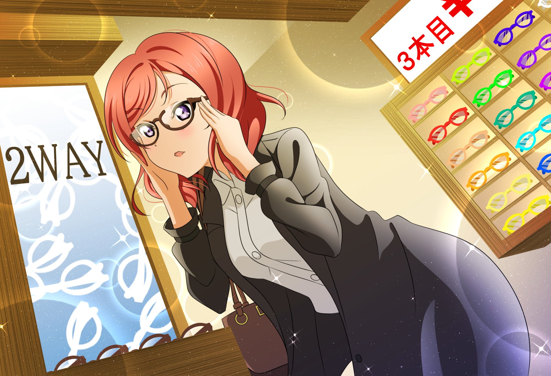 Download Maki Nishikino Anime Love Live! HD Wallpaper by イサミ丼