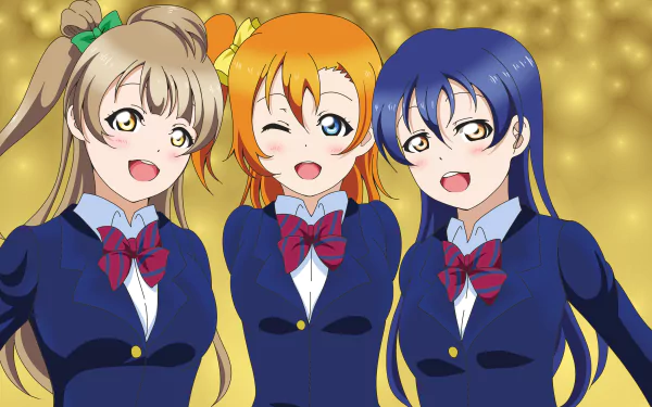 Umi Sonoda Honoka Kousaka Kotori Minami Anime Love Live! HD Desktop Wallpaper | Background Image