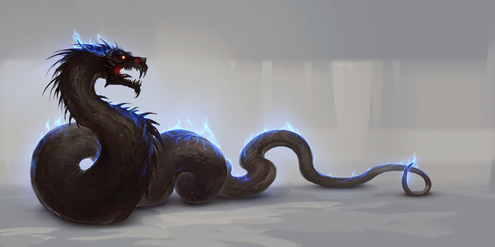 Download Wyrm Fantasy Creature HD Wallpaper by Dae-K