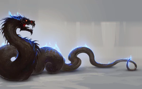 wyrm fantasy creature HD Desktop Wallpaper | Background Image