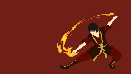 minimalist Zuko (Avatar) Anime Avatar: The Last Airbender minimalist anime HD Desktop Wallpaper | Background Image