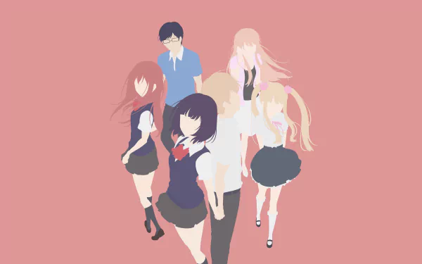 Narumi Kanai Noriko Kamomebata Sanae Ebato Akane Minagawa Mugi Awaya Hanabi Yasuraoka Anime Kuzu no honkai HD Desktop Wallpaper | Background Image