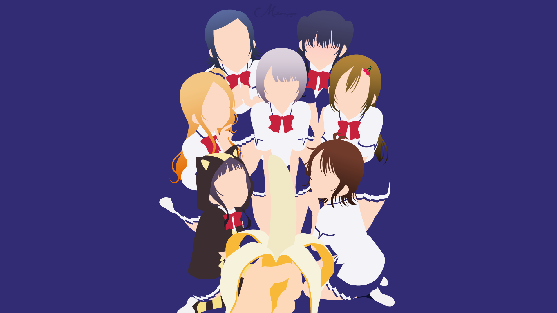 Anime My Girlfriend Is a Faithful Virgin Bitch HD Wallpaper | Background Image