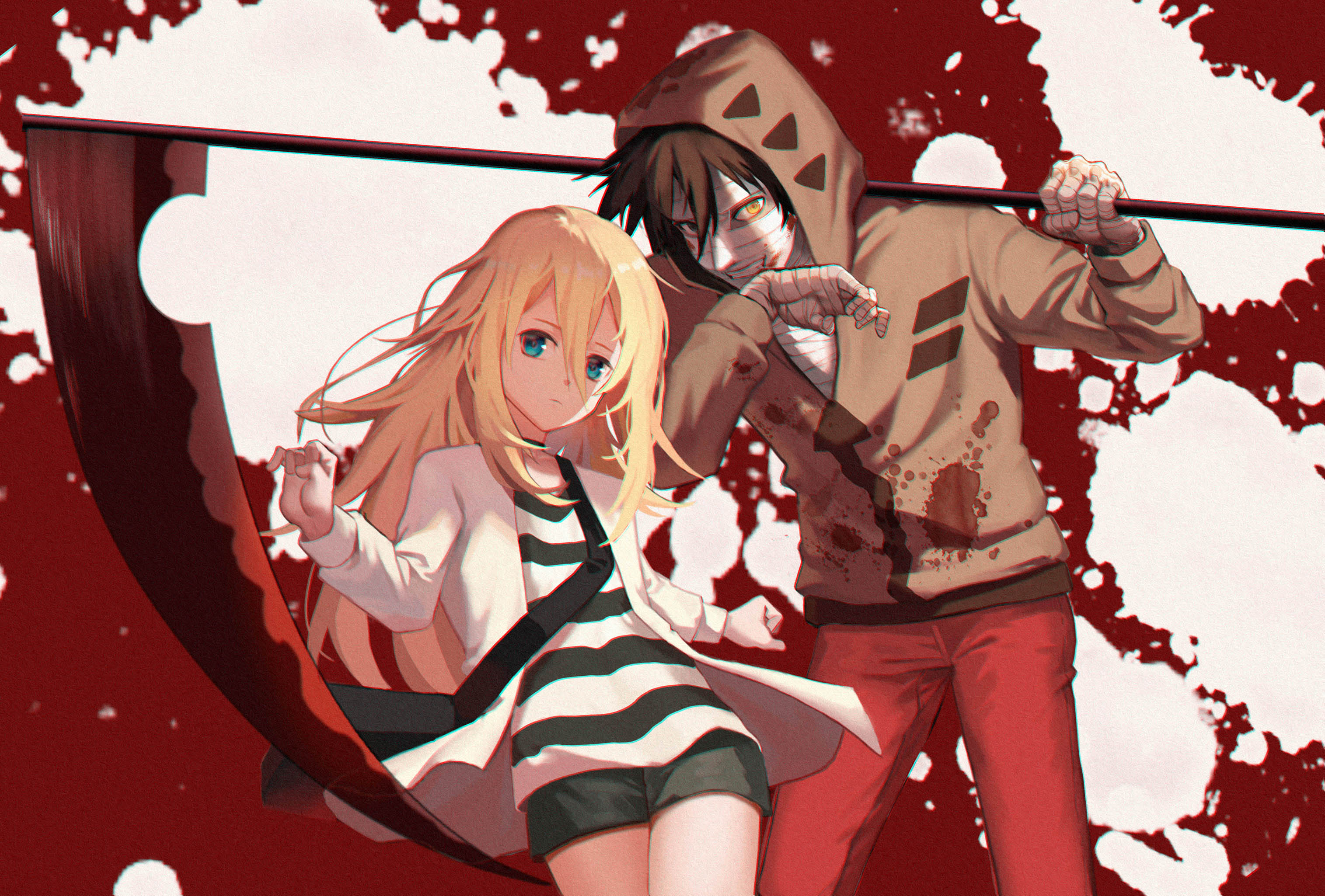 Satsuriku No Tenshi Angels Of Death Anime, angels-of-death, anime-girl,  anime, HD wallpaper