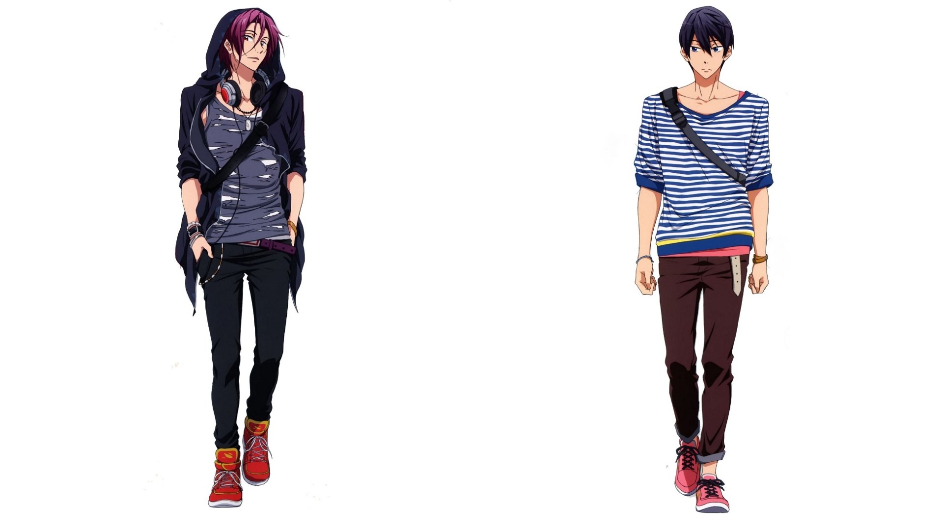 Download Haruka Nanase (Free!) Rin Matsuoka Anime Free! HD Wallpaper