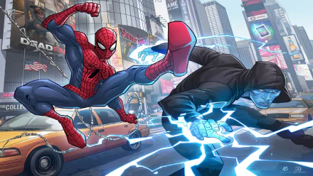 Electro (Marvel Comics) spider man movie The Amazing Spider-Man 2 HD Desktop Wallpaper | Background Image