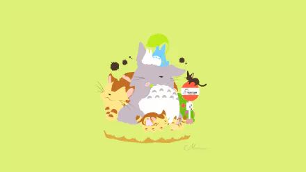 Totoro (My Neighbor Totoro) Anime My Neighbor Totoro HD Desktop Wallpaper | Background Image