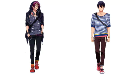 Haruka Nanase (Free!) Rin Matsuoka Anime Free! HD Desktop Wallpaper | Background Image