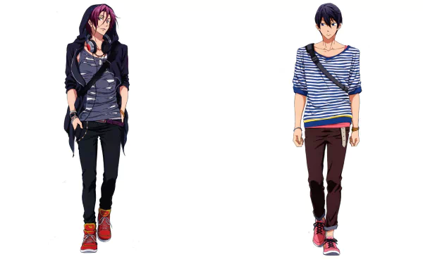 Haruka Nanase (Free!) Rin Matsuoka Anime Free! HD Desktop Wallpaper | Background Image