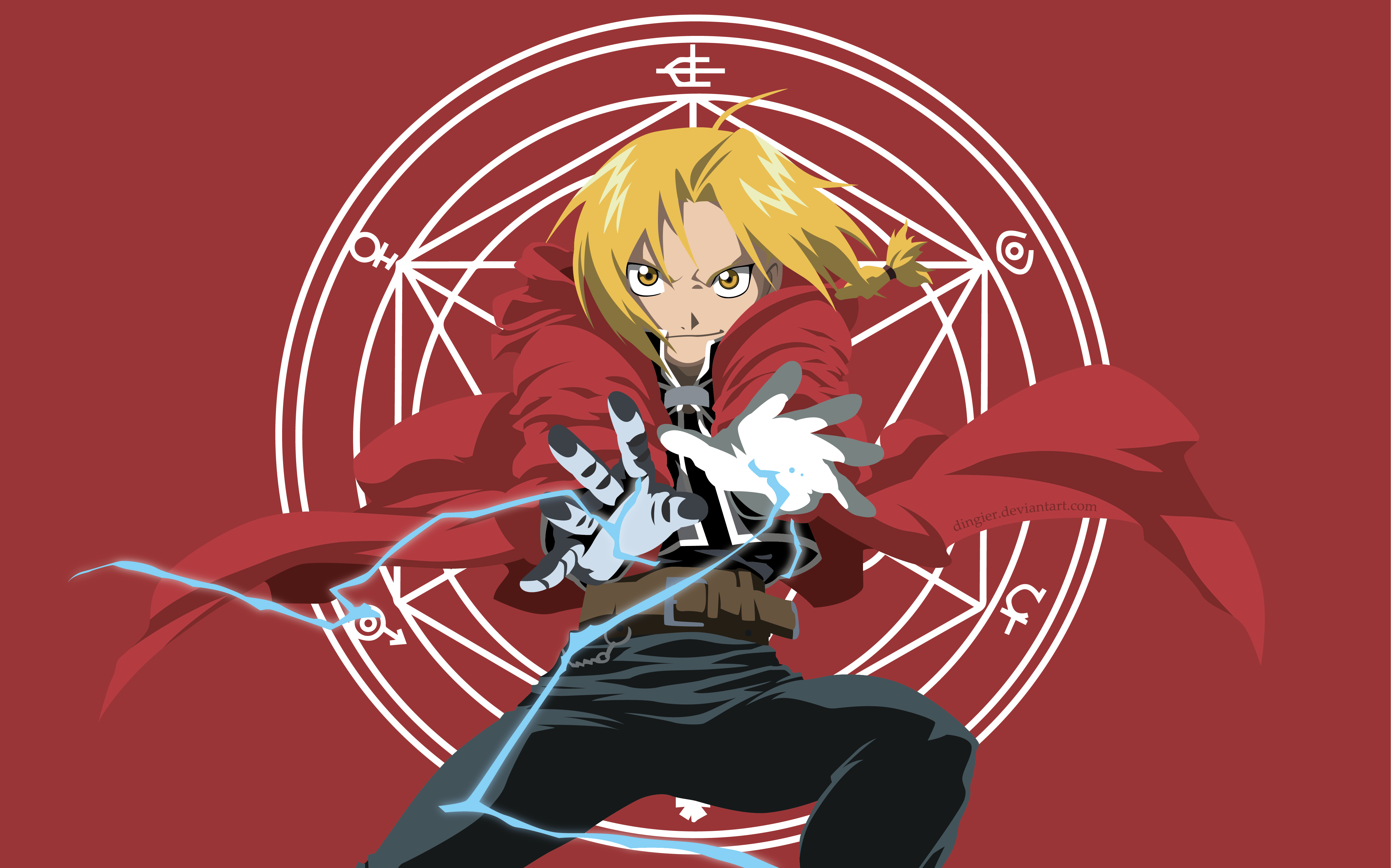 Download Edward Elric Anime Fullmetal Alchemist 4k Ultra HD Wallpaper