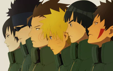 Naruto Uzumaki Sai (Naruto) Rock Lee Kiba Inuzuka Chōji Akimichi Shino Aburame Anime Naruto HD Desktop Wallpaper | Background Image