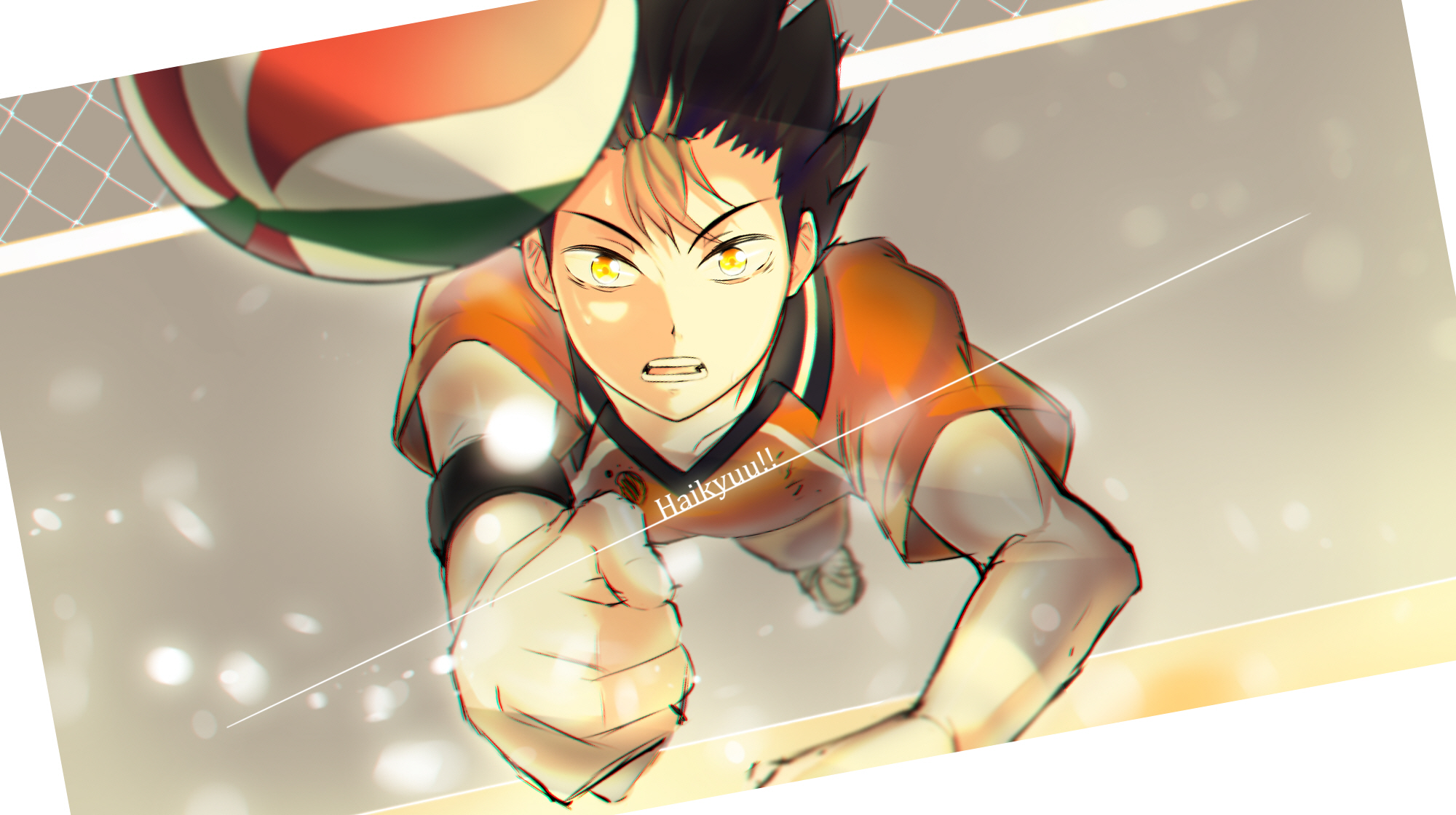 Nishinoya Yuu from Haikyuu!! by KuroNekoIsAwesum on DeviantArt