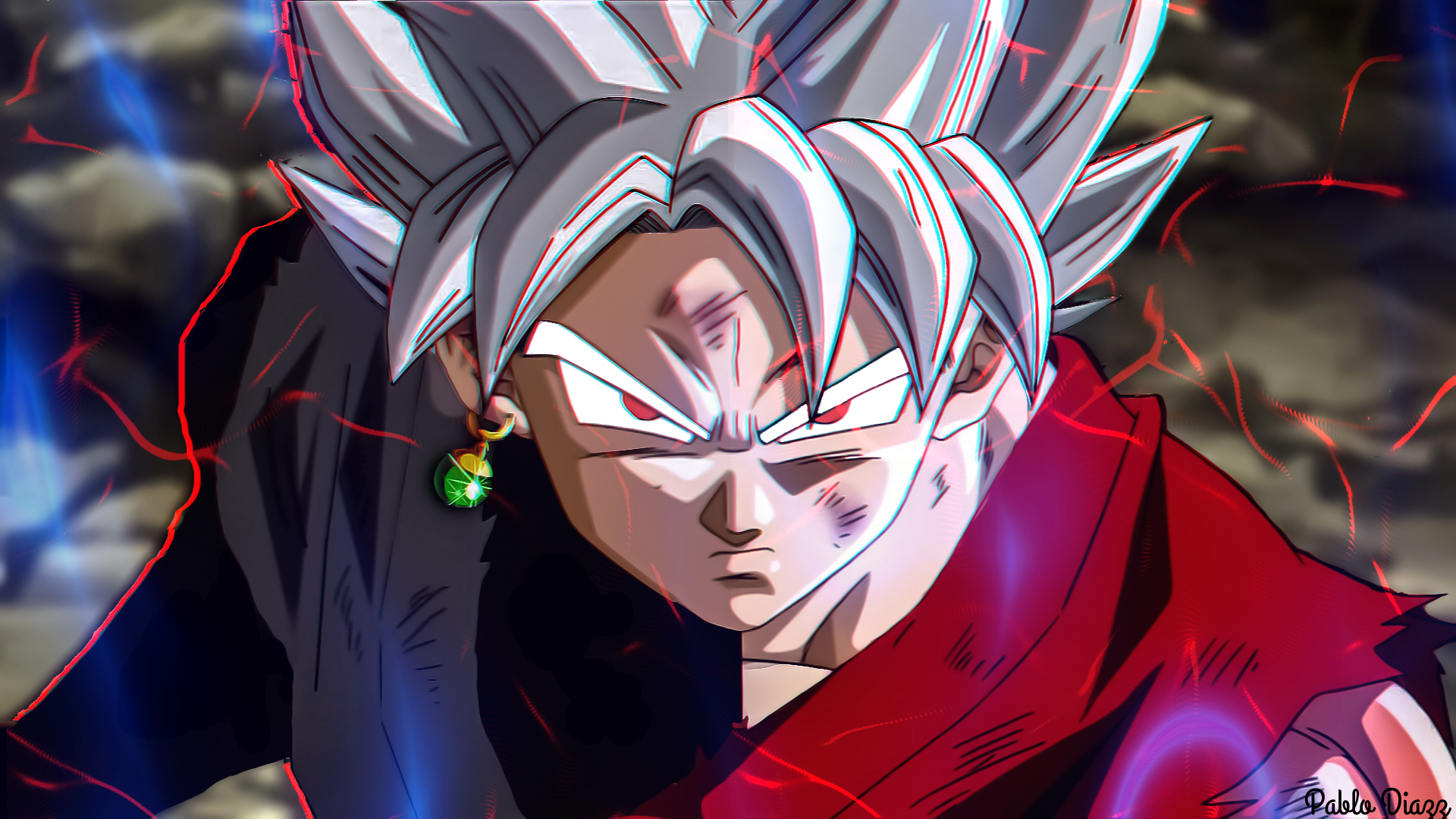  Black  Goku  Ultra Animation HD Wallpaper Background Image 