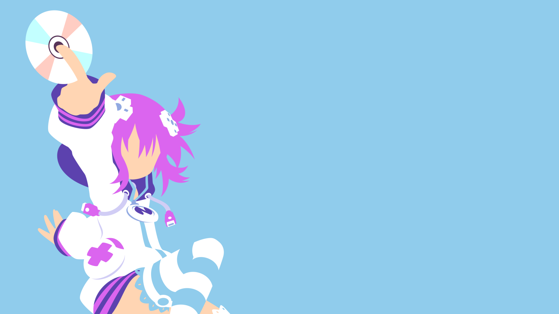 Download Neptune (Hyperdimension Neptunia) Video Game Hyperdimension Neptunia HD Wallpaper by Carionto