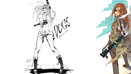 Anime Dogs: Bullets & Carnage HD Desktop Wallpaper | Background Image