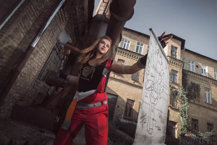 Brigitte (Overwatch) Overwatch woman cosplay HD Desktop Wallpaper | Background Image