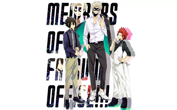 Taishiro Toyomitsu Tamaki Amajiki Katsuki Bakugou Eijiro Kirishima Anime My Hero Academia HD Desktop Wallpaper | Background Image