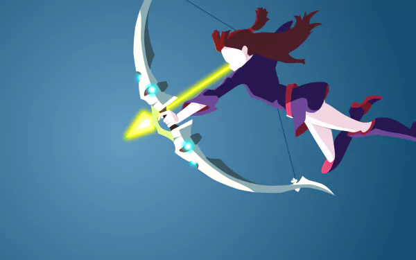 Atsuko Kagari Akko Kagari Anime Little Witch Academia HD Desktop Wallpaper | Background Image