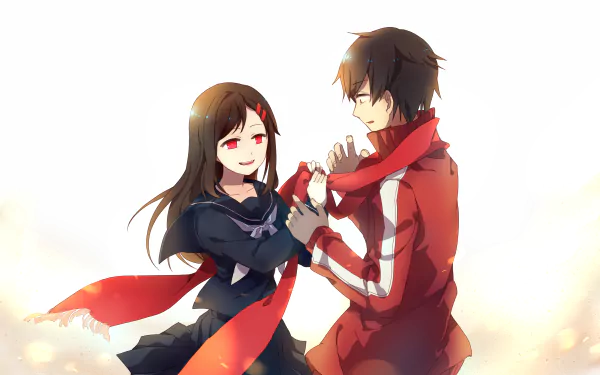 Ayano Tateyama Shintaro Kisaragi Anime Kagerou Project HD Desktop Wallpaper | Background Image